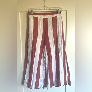 Madewell striped cropped pants